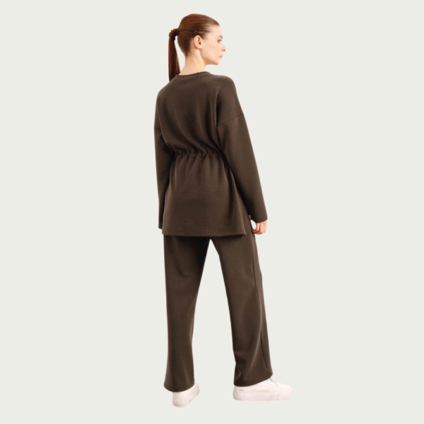 Oversize Modal Tracksuit Brown