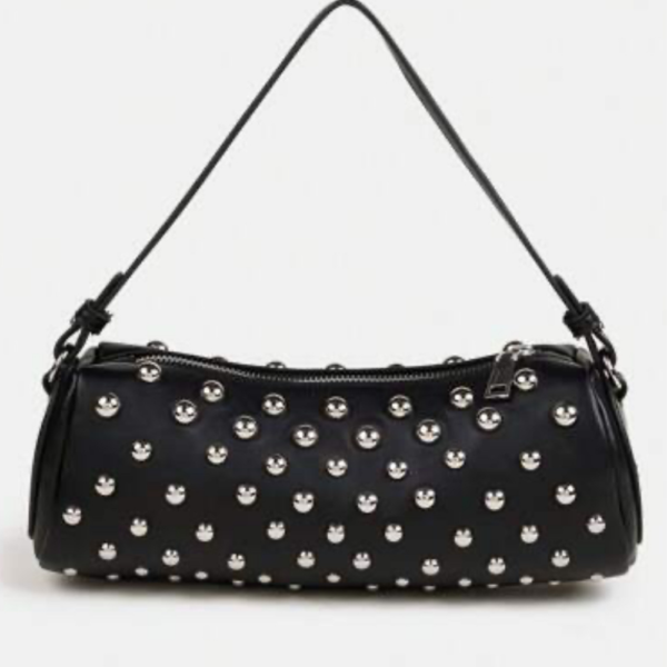 Glowish Chic Studded Handbag