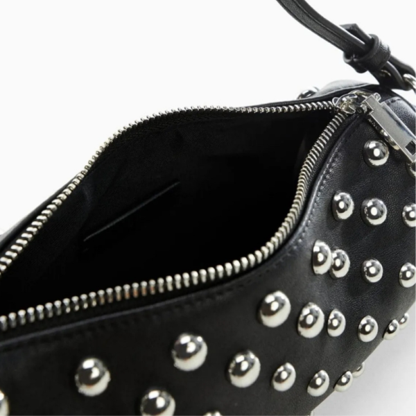 Glowish Chic Studded Handbag