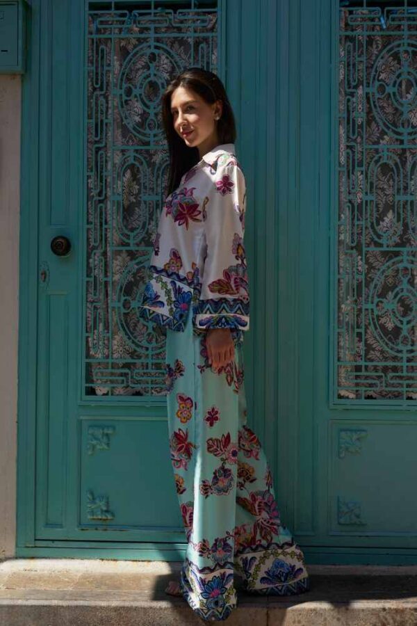 Mediterranean Blue Floral Set - Summer Collection 2024