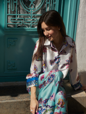 Mediterranean Blue Floral Set - Summer Collection 2024